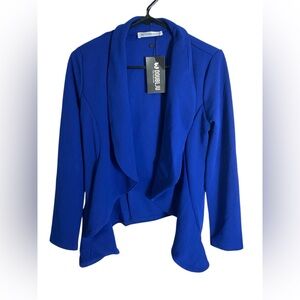 Doublju Royal Blue Women's Blazer
